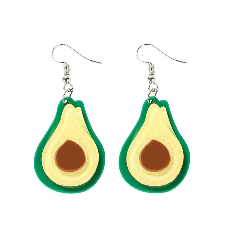 Wholesale Creative Acrylic Earrings Cute Fruit Earrings ACC-ES-Jiay013