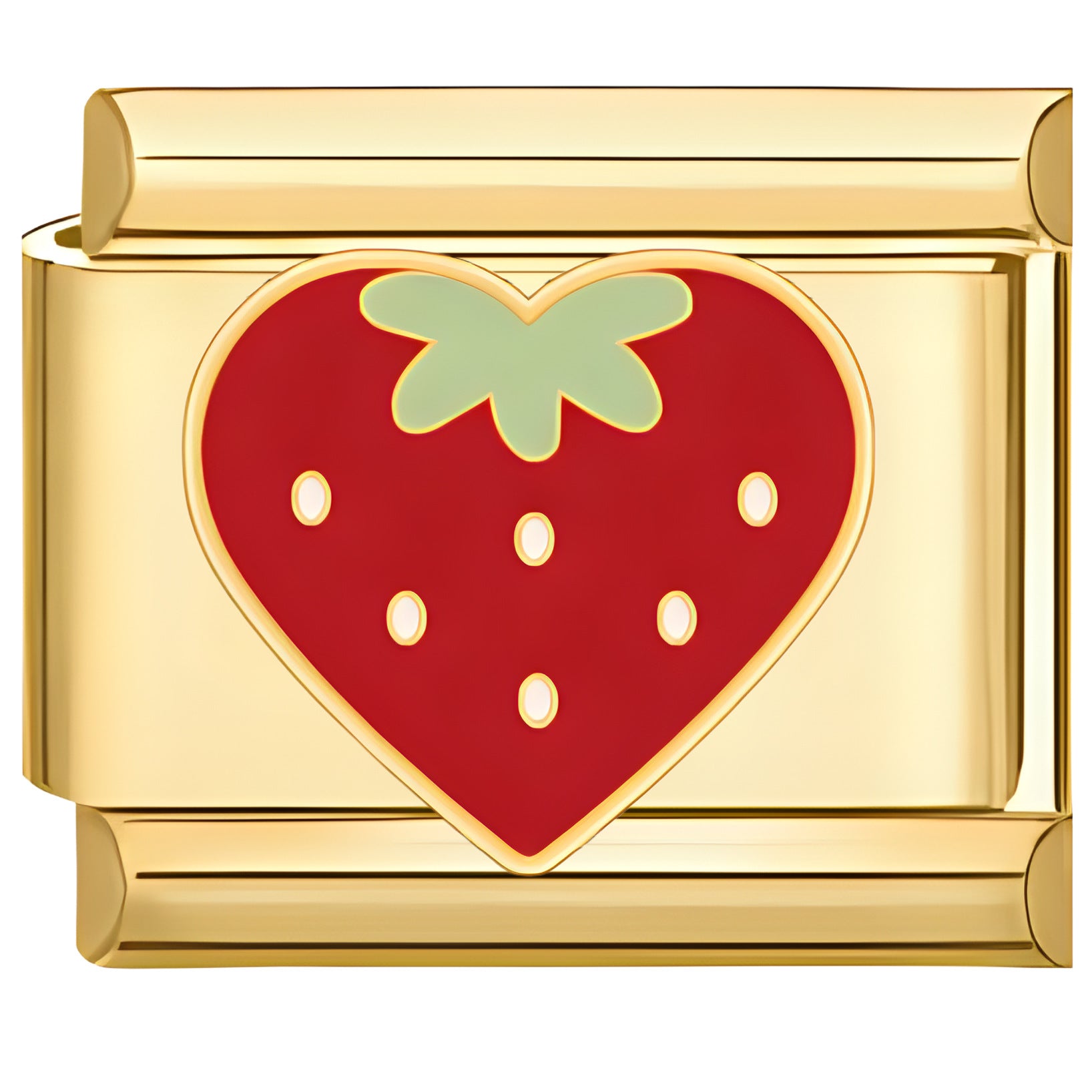 Wholesale Italian Charm Bracelet 9mm DIY Golden Fruit   Creative Stainless Steel Composable Bracelet