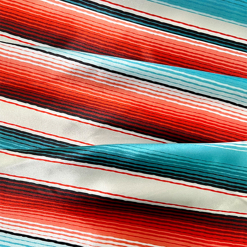 Wholesale  Western denim pattern printed large square scarf 90cm color matching scarf