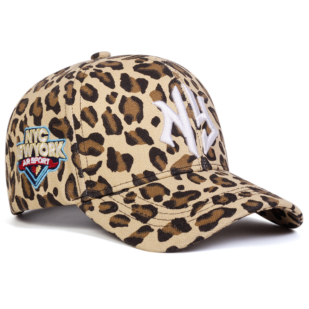 Wholesale  Leopard Print Baseball Cap Letter Embroidery Hat