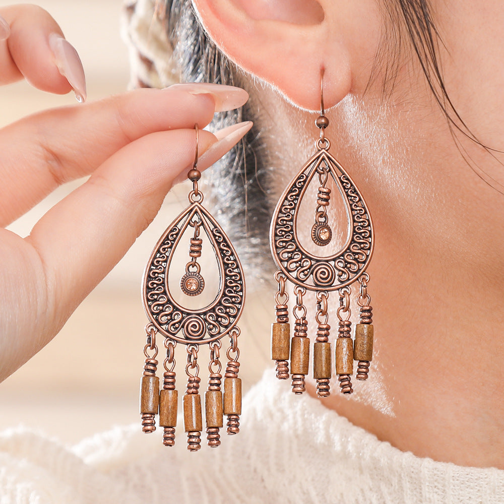 Wholesale Retro Bohemian Earrings - Chic Party Wear Jewelry Accessory