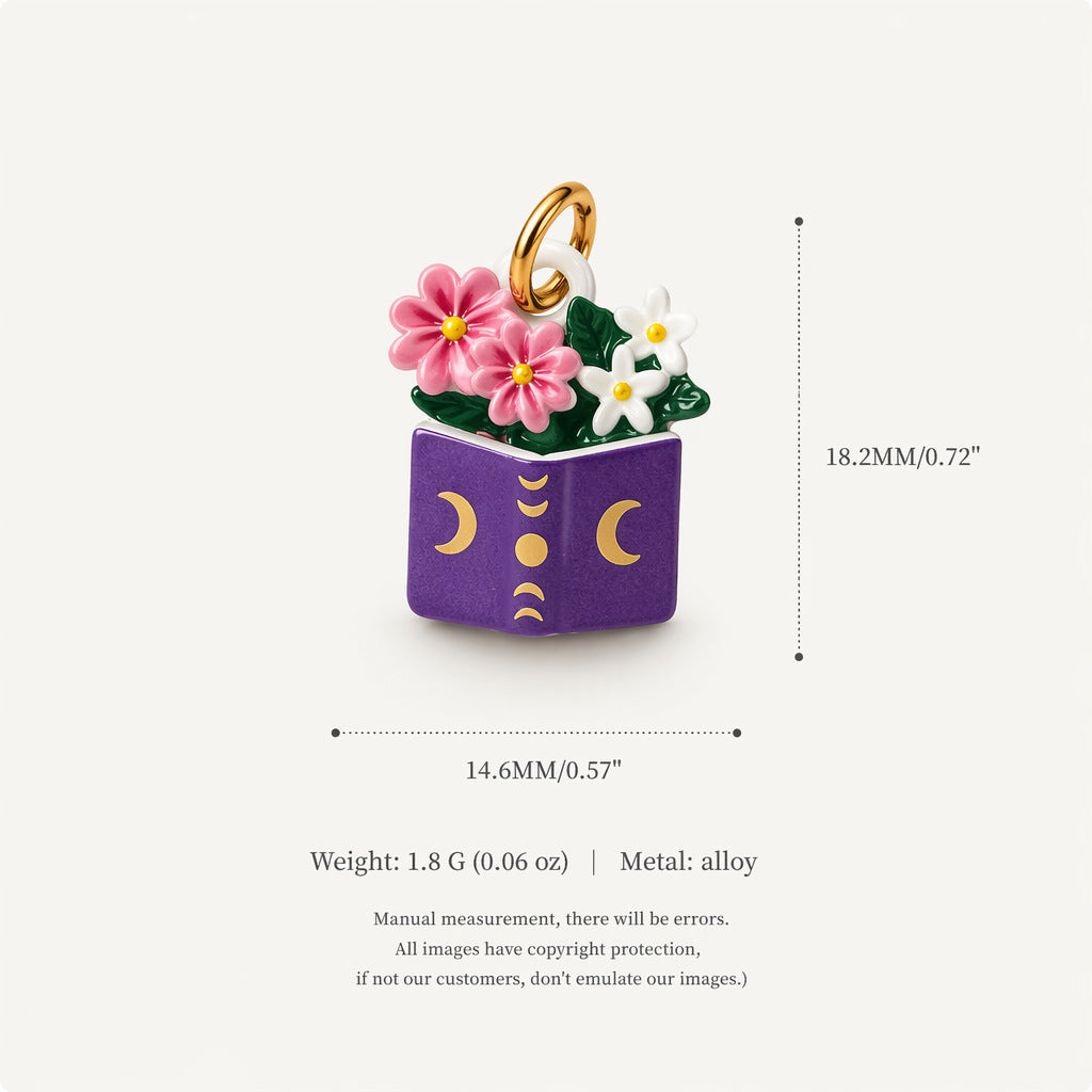 Wholesale Alloy Floral Pendant Charms 3D Lily DIY Necklace Jewelry Making Accessory Stylish Gift For Party Boutique Resale