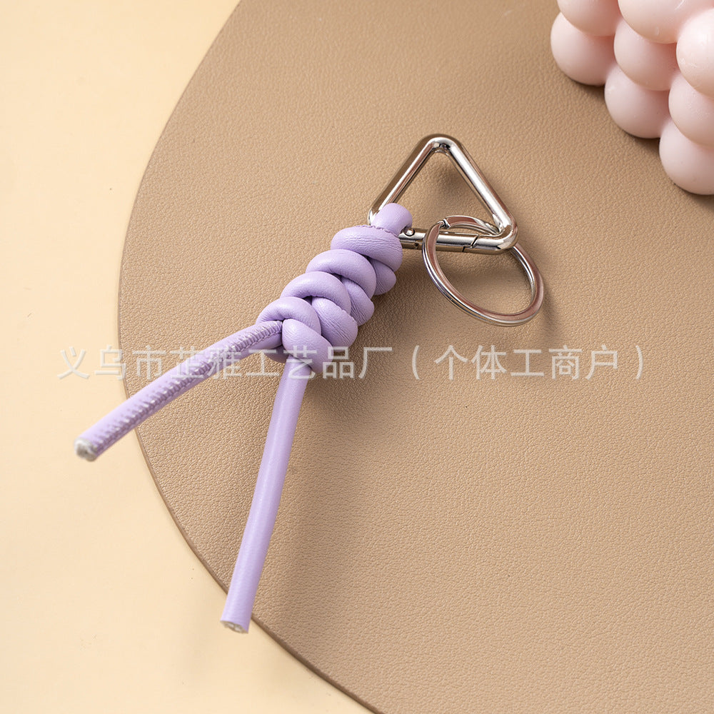 Wholesale  Braided Triangle Car Keychain