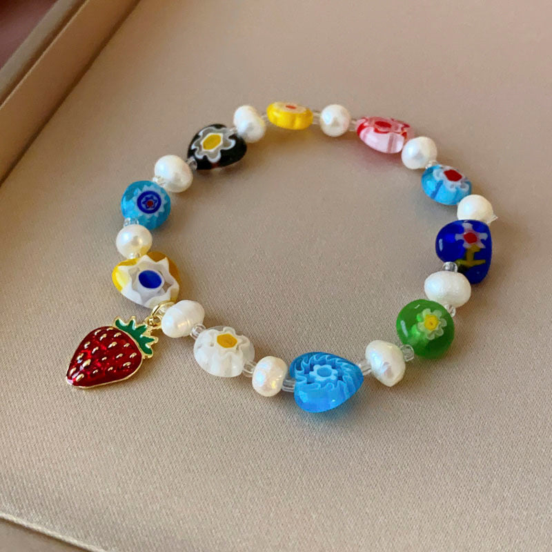 Wholesale Vintage Geometric Pearl Bracelet ACC-BT-Huih001