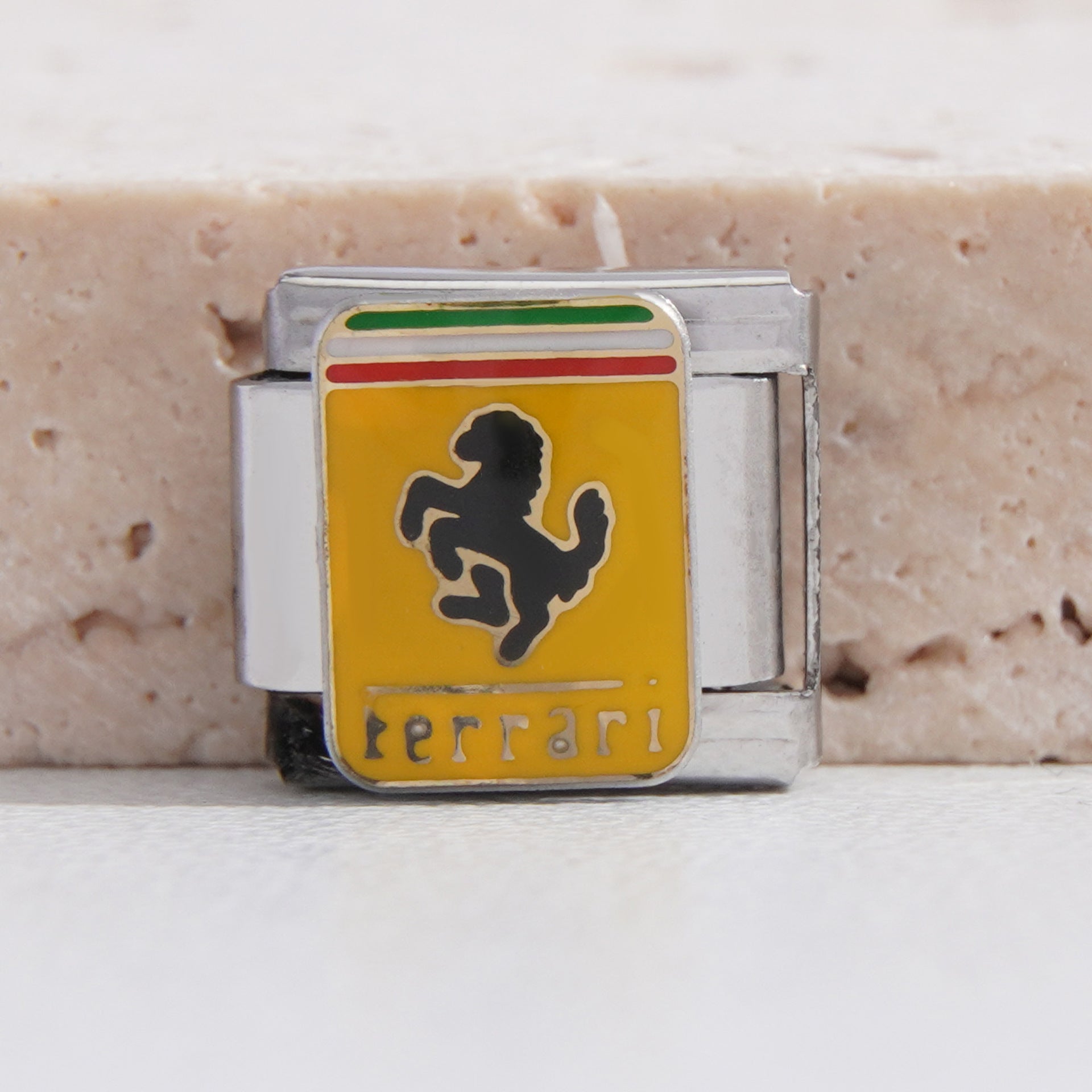 Wholesale Italian Charm Bracelet 9mm DIY Splicing Fashion Car Logo Stainless Steel Composable Bracelet