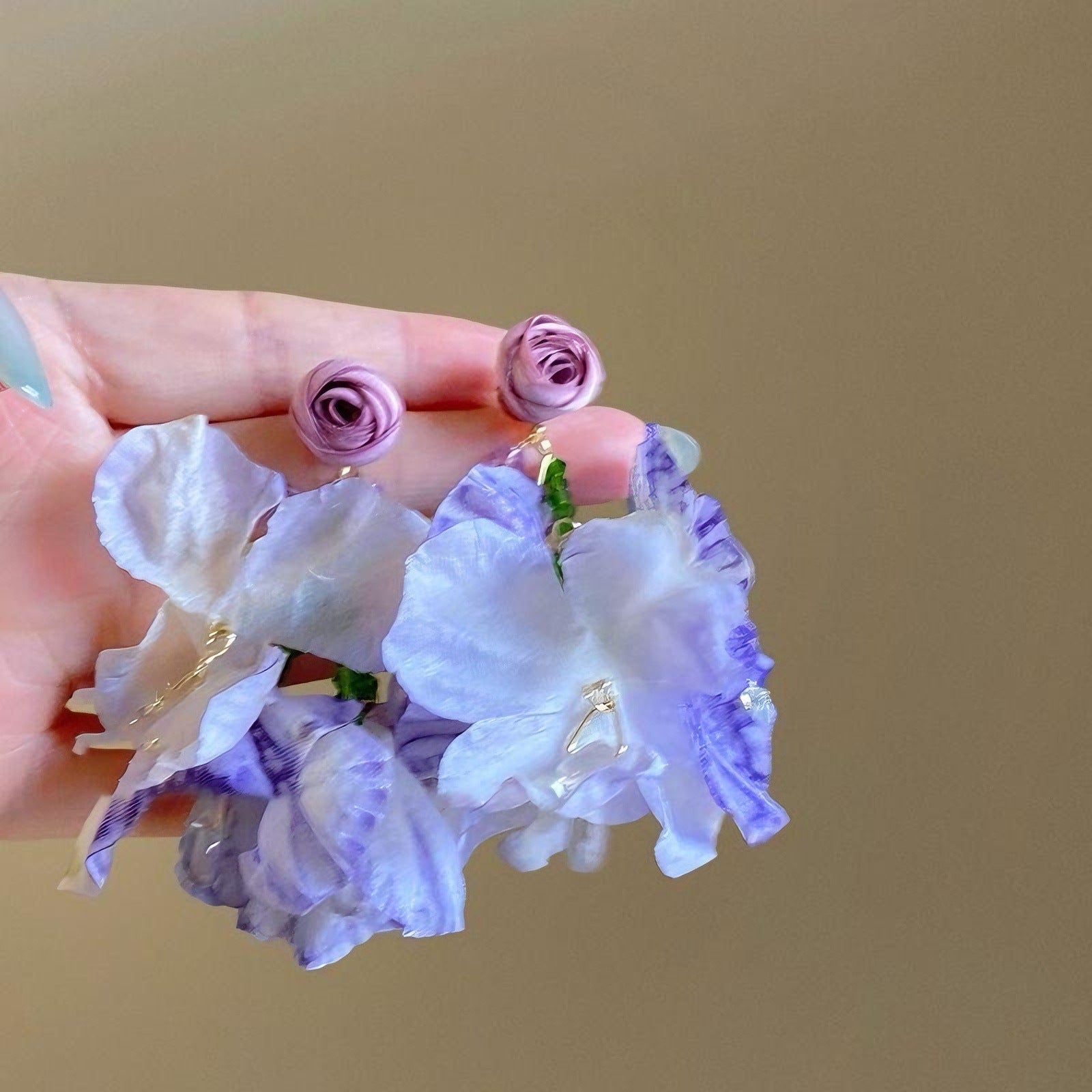 Wholesale  Colorful Flower Earrings