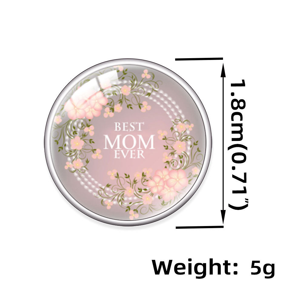 Wholesale mother's love MOM heart-shaped ring