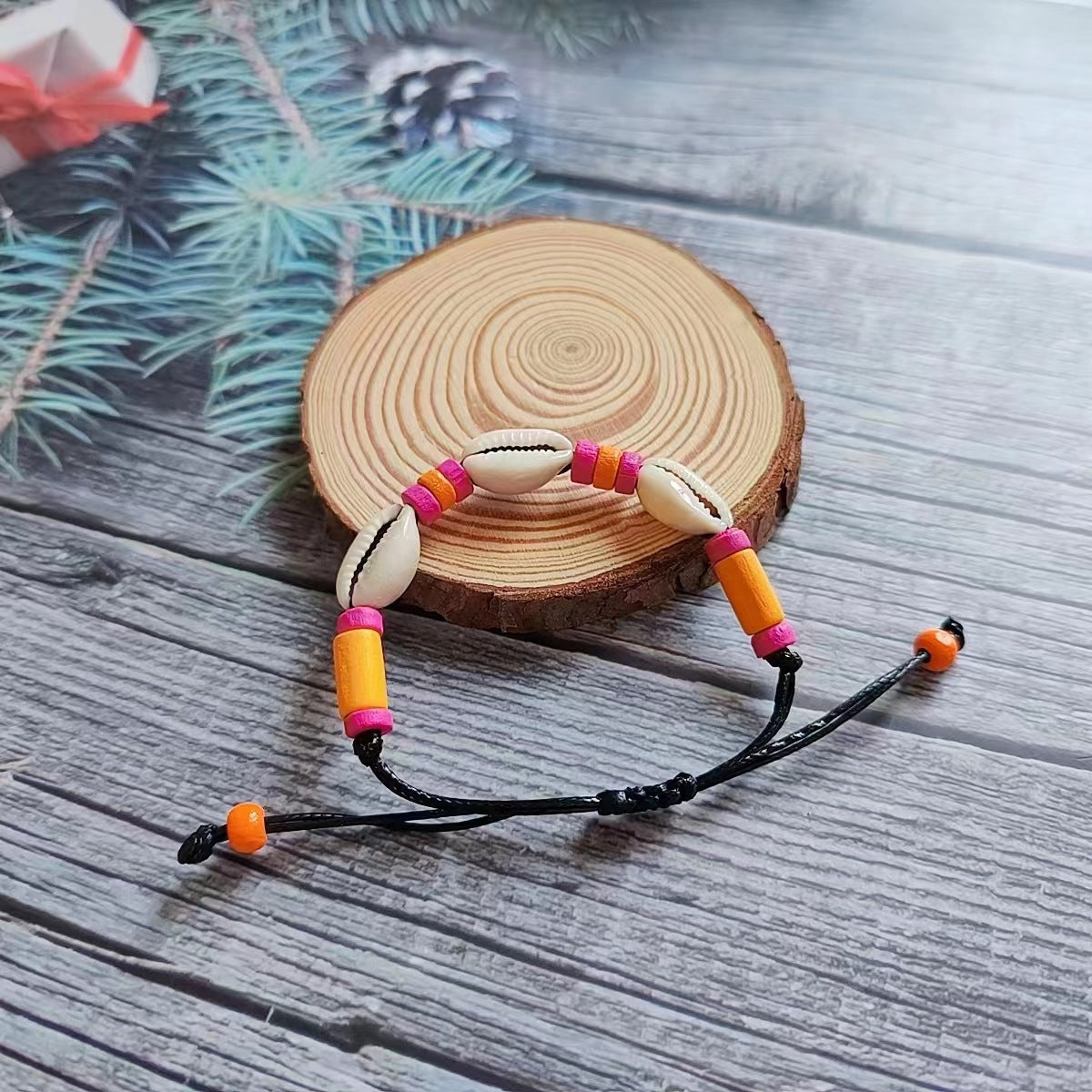 Wholesale Natural Shell Handwoven Shell Bracelet ACC-BT-Youl008