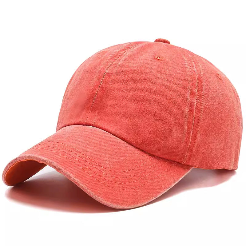 Wholesale Washed Cotton Baseball Cap Outdoor Sunshade Hat
