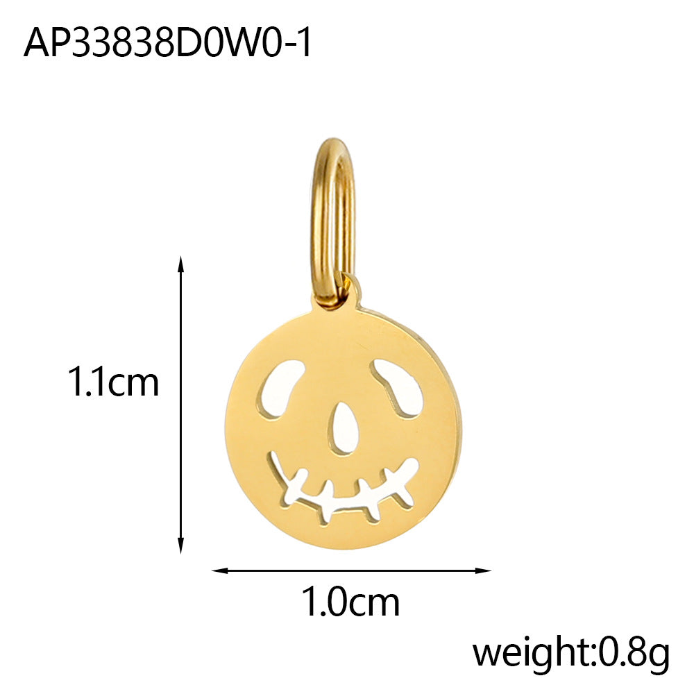 Wholesale  stainless steel skull head pendant