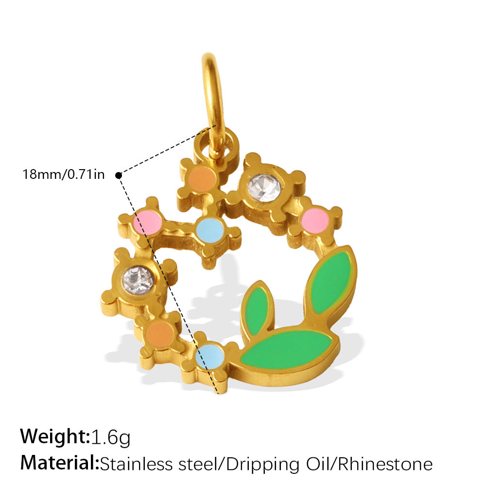 Wholesale plant series dripping  Charms for Jewelry