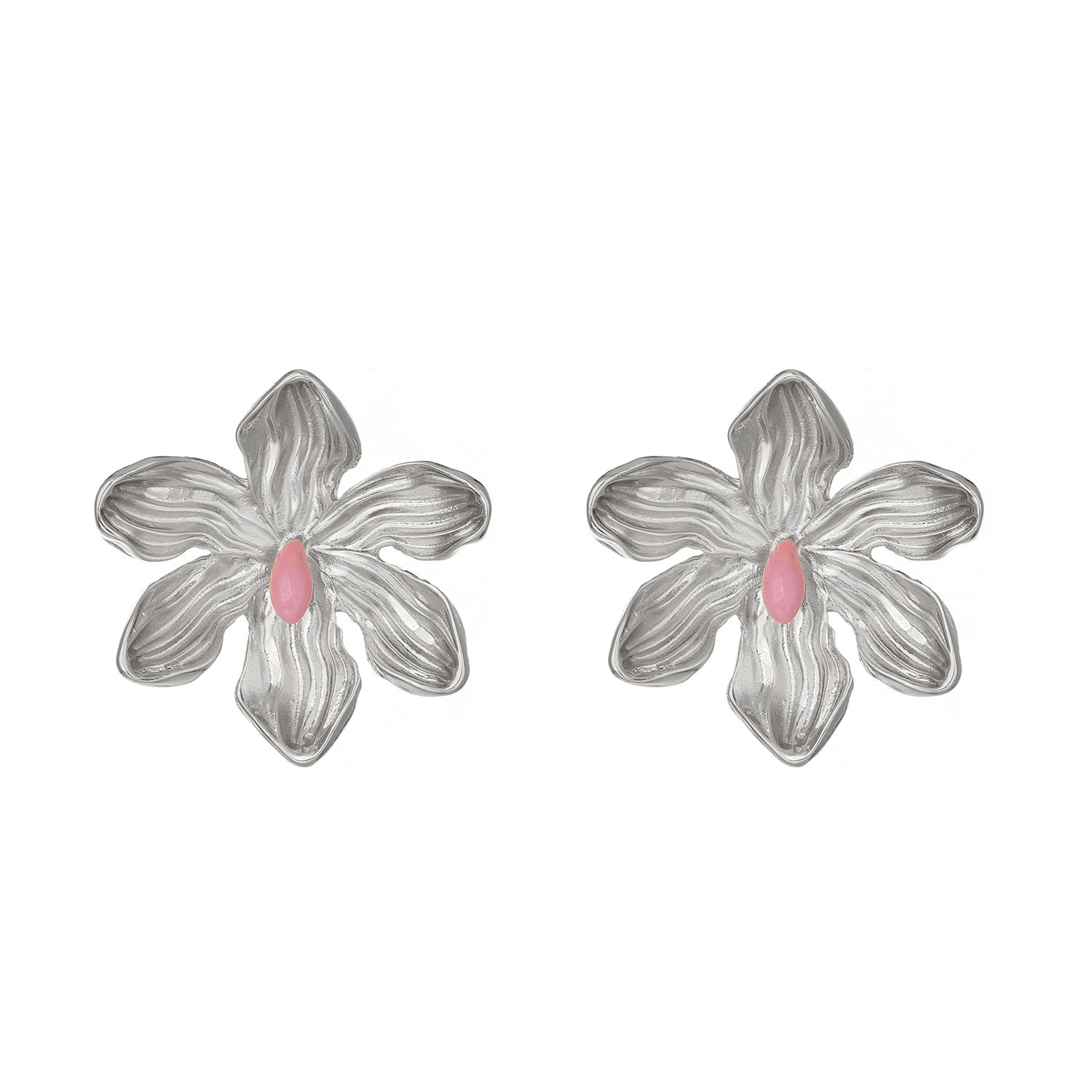 Wholesale Exaggerated Colorful Alloy Flower Earrings ACC-ES-MY019