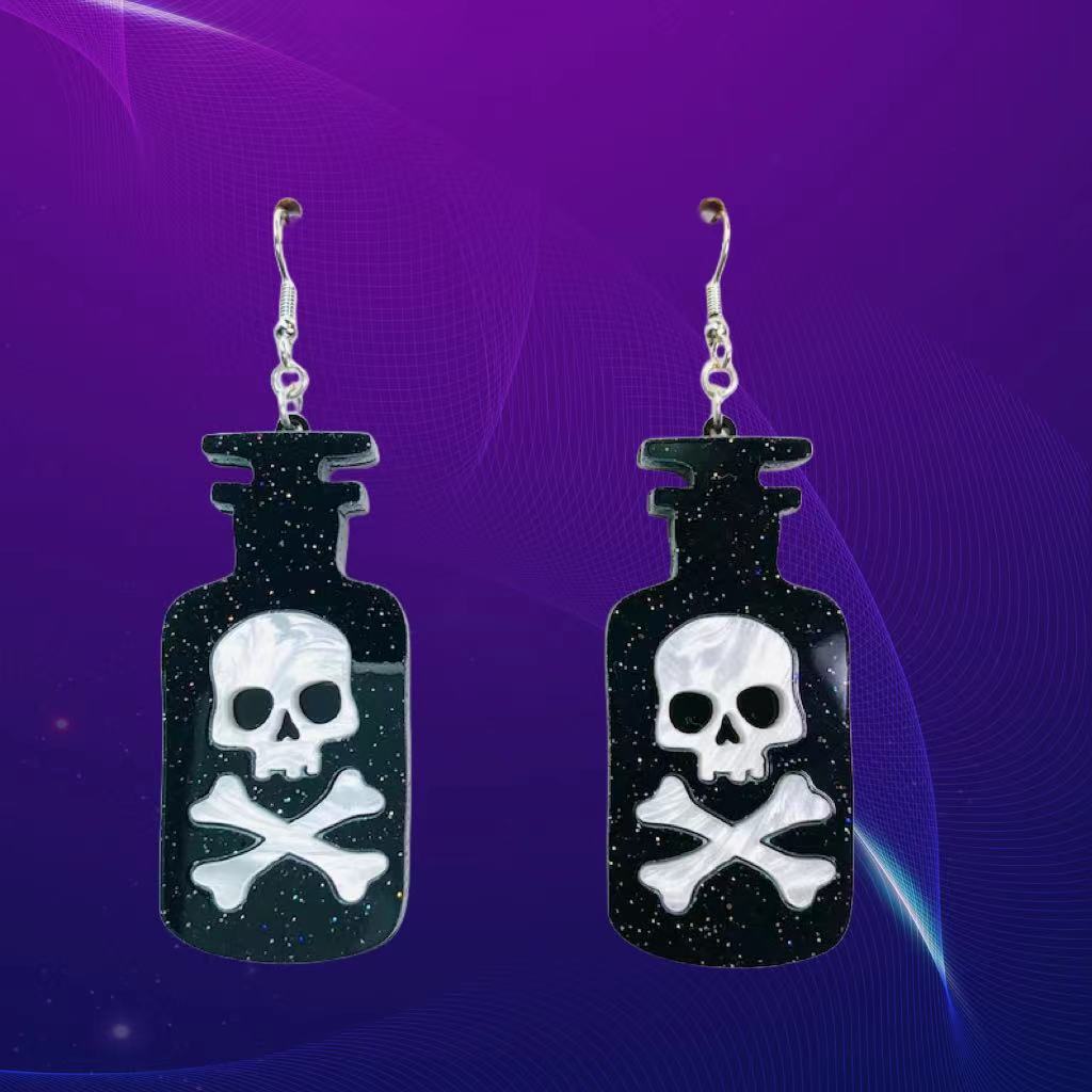 Wholesale Halloween Skull Ghost Earrings ACC-ES-AnDao039