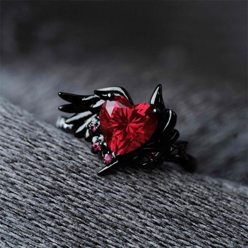 Wholesale  Angel Wings Love Diamond Index Finger Ring