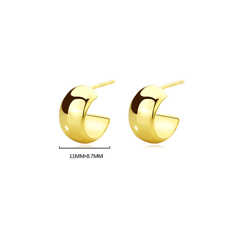 Wholesale Vintage Braided Earrings Round Twist Earrings