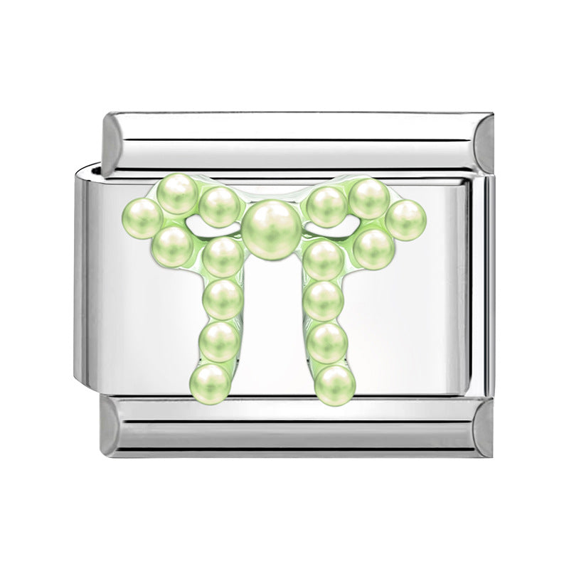 Wholesale Italian Charm Bracelet 9mm DIY Splicing Creative Pattern Stainless Steel Composable Bracelet