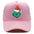 Wholesale Christmas green hair monster embroidered label grid baseball cap