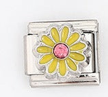Wholesale Italian Style Flower Modular Bracelet Stainless Steel Fashion Accessory For Gift And Resale