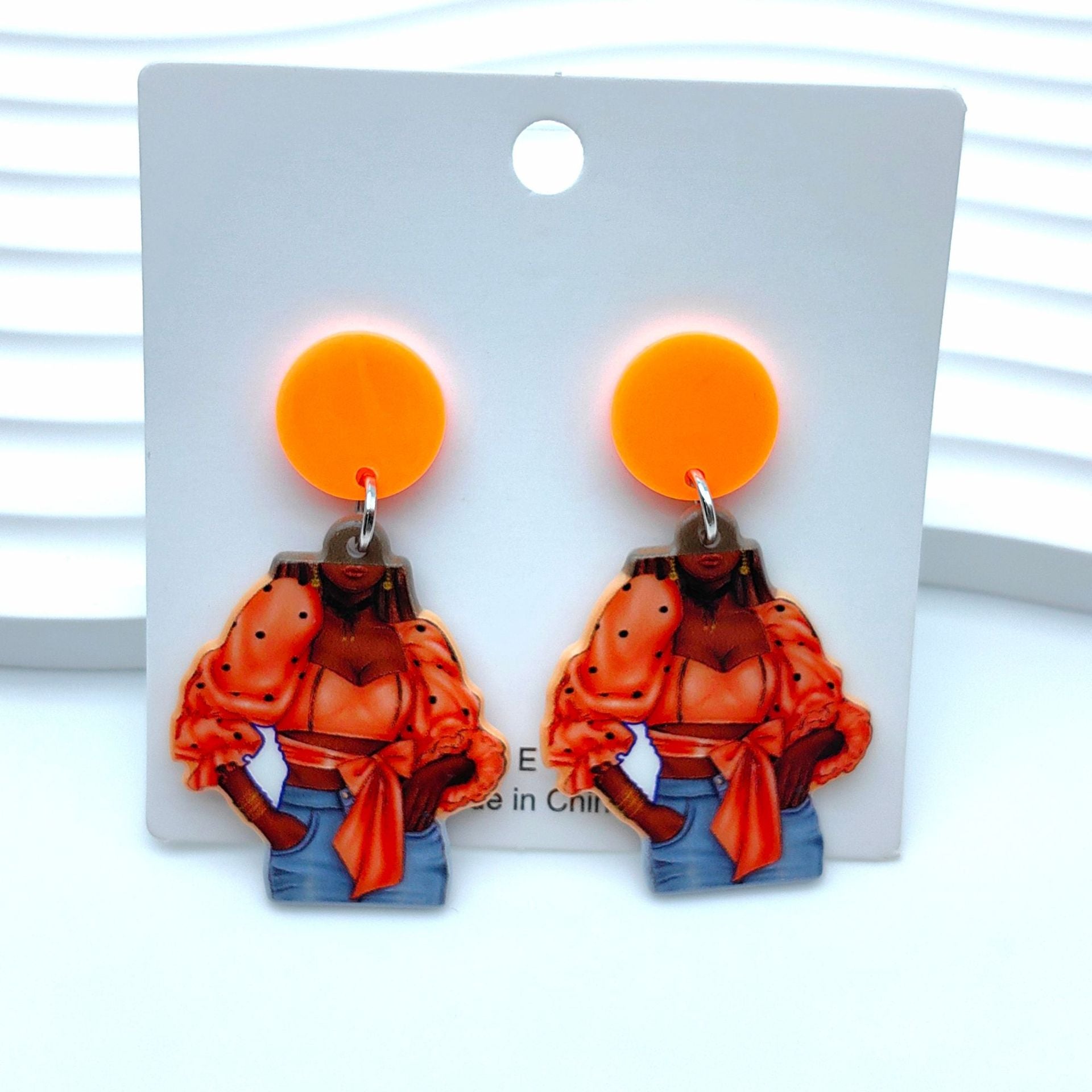 Wholesale Halloween Acrylic Earrings ACC-ES-Xizhao002