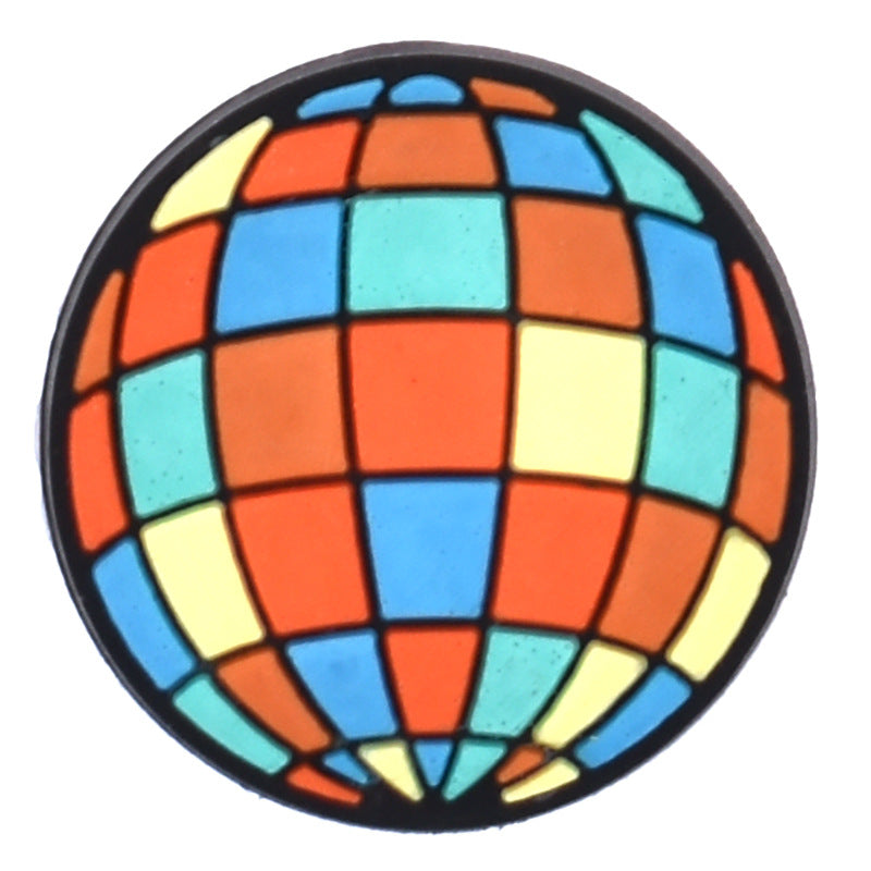 Wholesale  100pcs Random Rainbow Flowers Shoes Accessories Shoes Charms