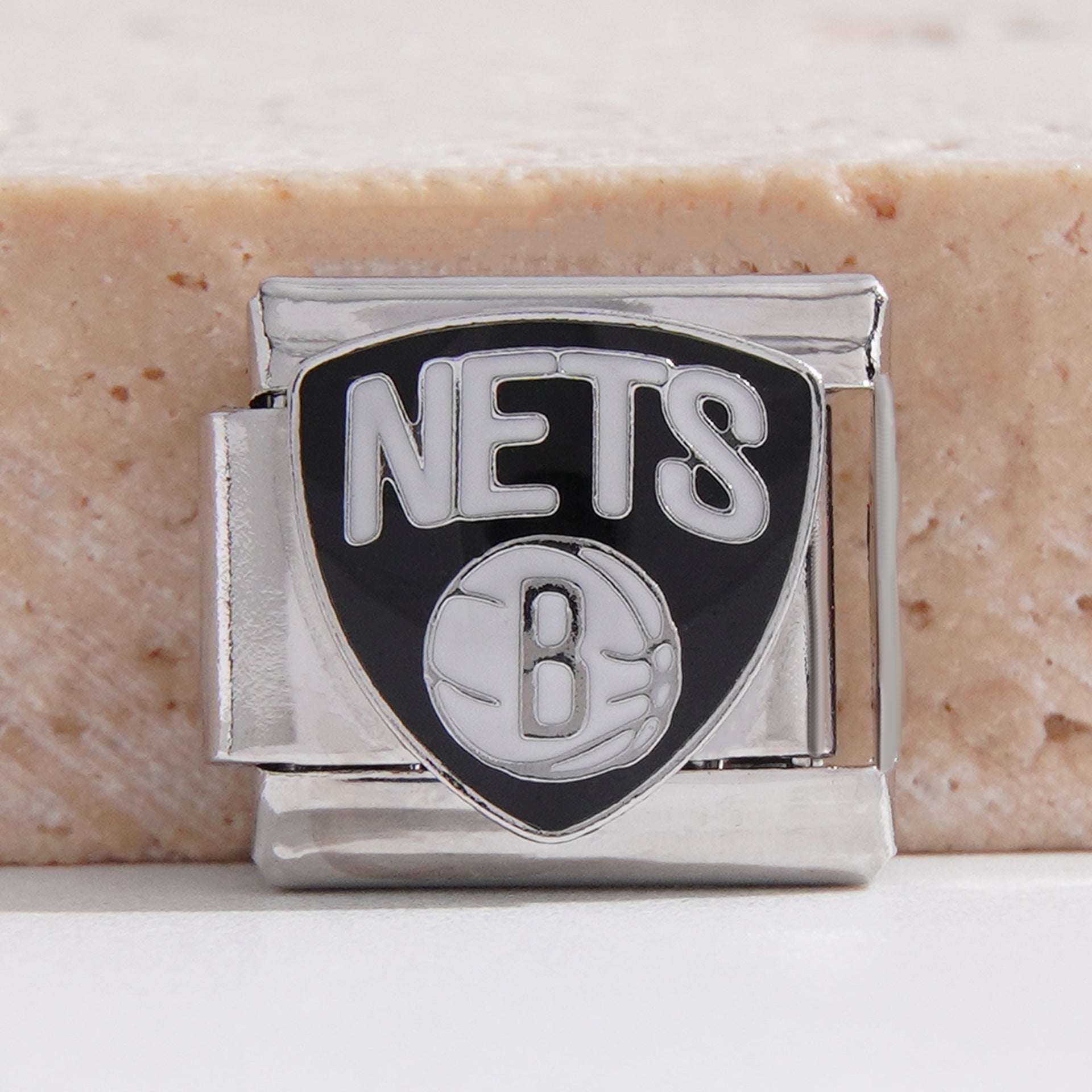 Wholesale Italian Charm Bracelet 9mm DIY Splicing Removable Basketball Series Stainless Steel Composable Bracelet