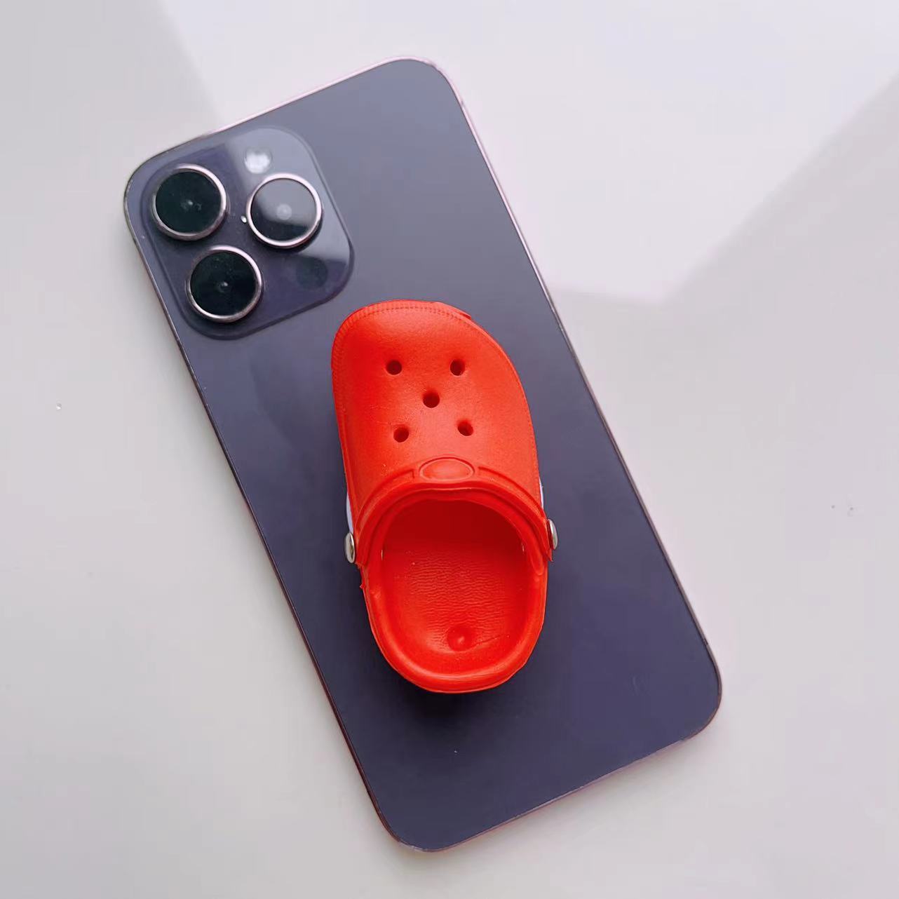 Wholesale Mini Croc Shoes Mobile Phone Airbag phone stand