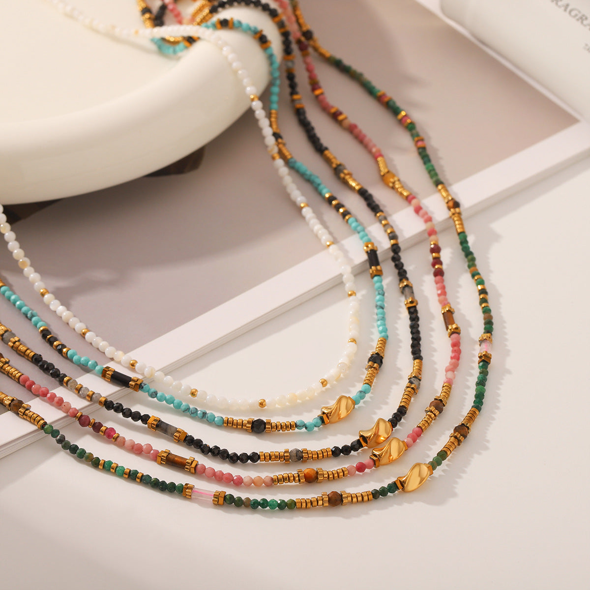 Wholesale Vintage Bohemian Beaded  Necklace