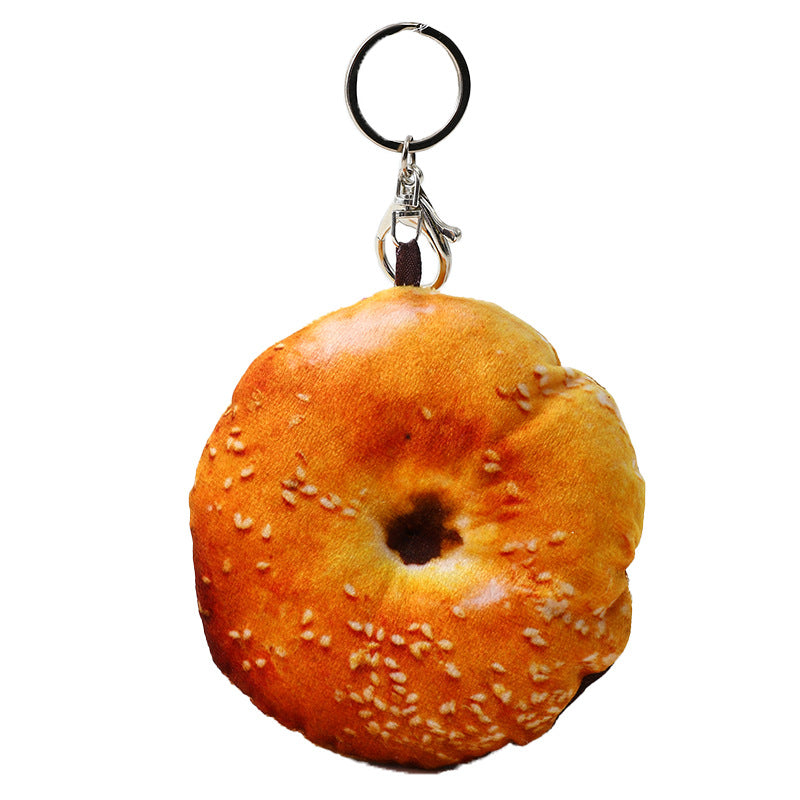 Wholesale Pancake Roasted Nang Plush Keychain ACC-KC-XiaW003