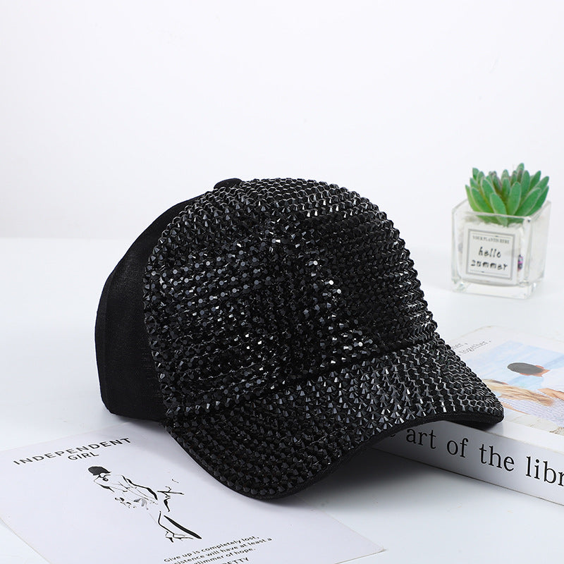 Wholesale Rhinestone Baseball Cap Glitter Diamond Hat ACC-HT-MeiJiao002