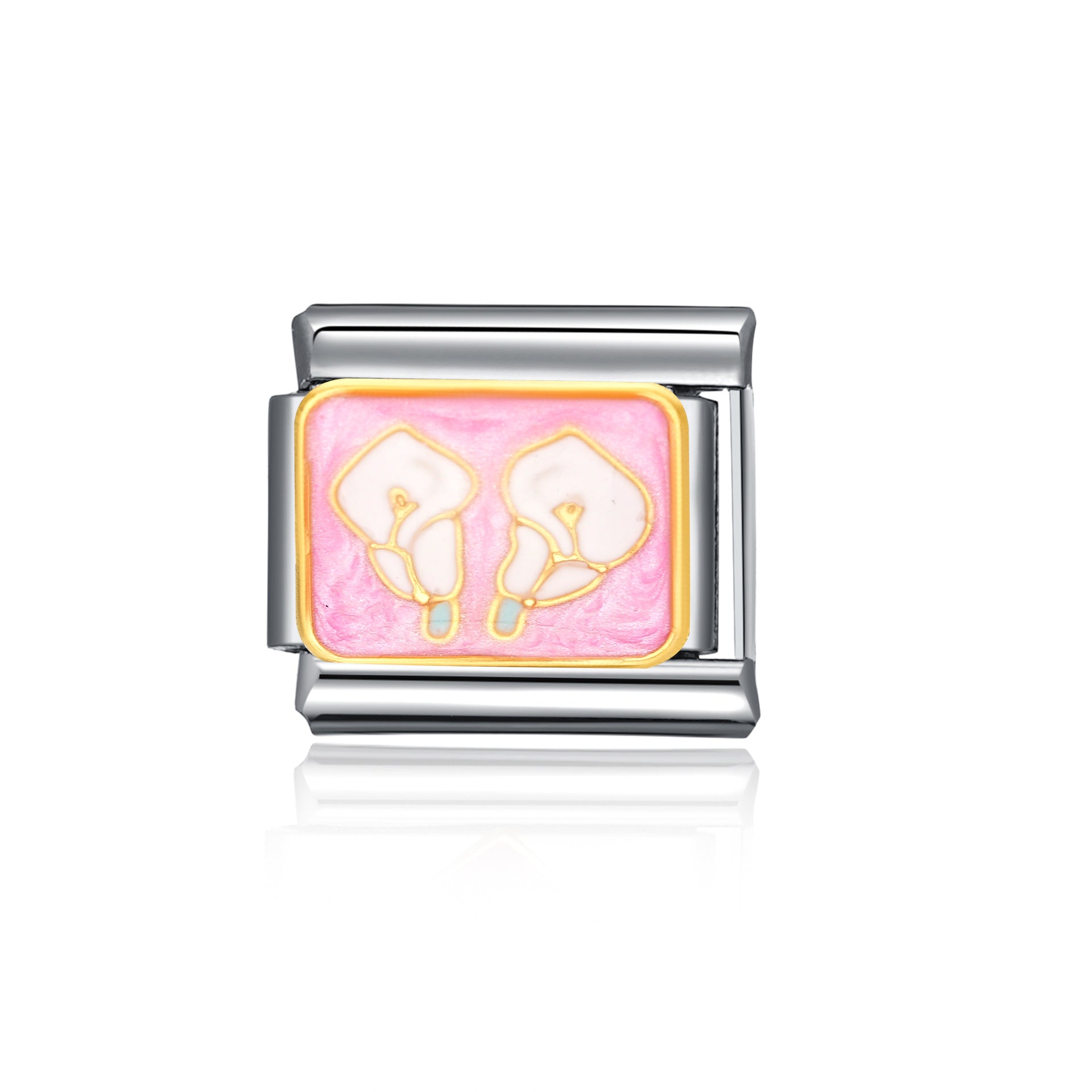 Großhandel italienisches Charmearmband 9mm DIY Spleißen süßer kreativer Anhänger Edelstahl komponierbares Armband