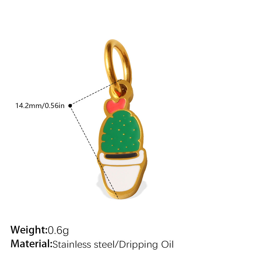 Wholesale plant series dripping  Charms for Jewelry