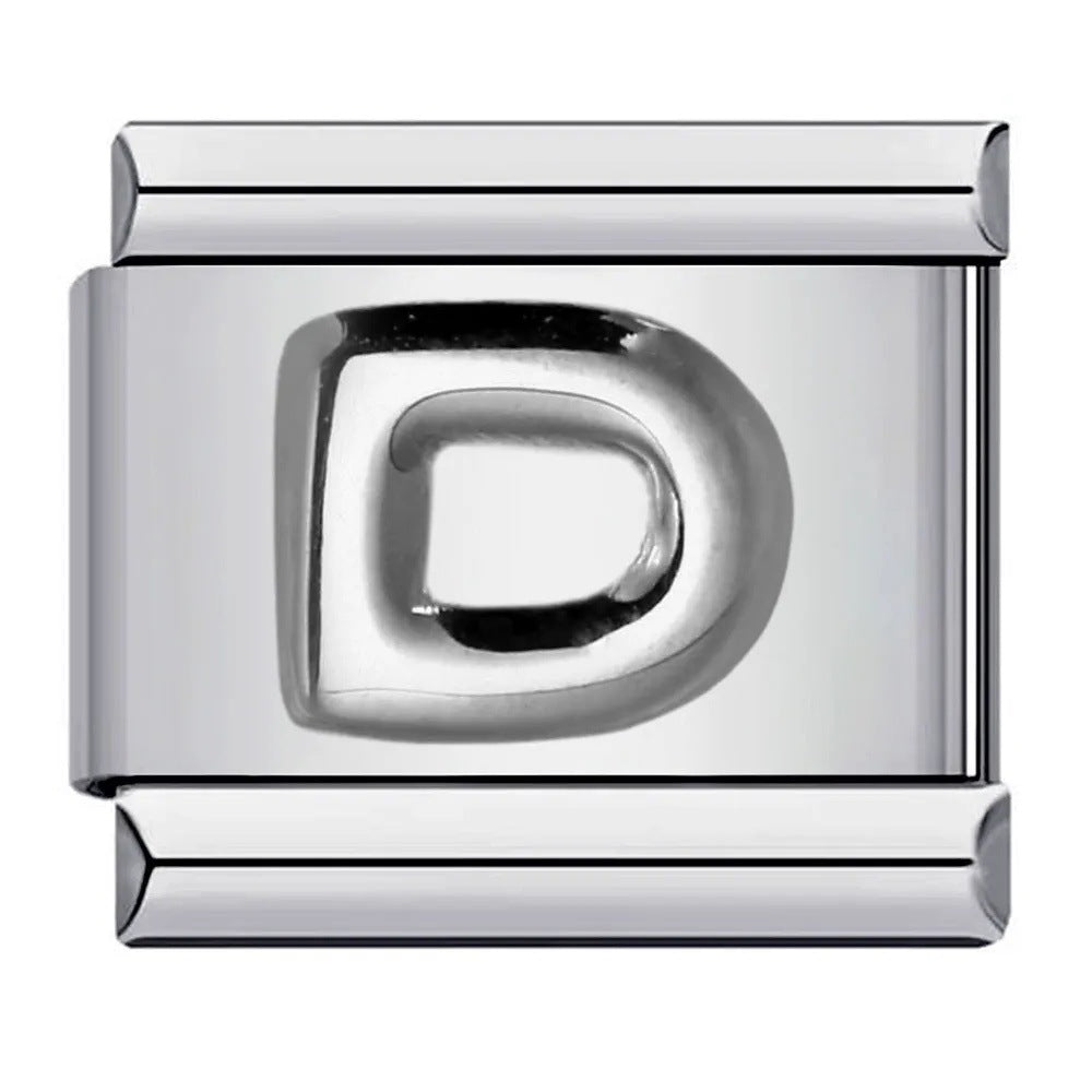 Wholesale Italian Charm Bracelet 9mm DIY punk Creative Stainless Steel Composable Bracelet