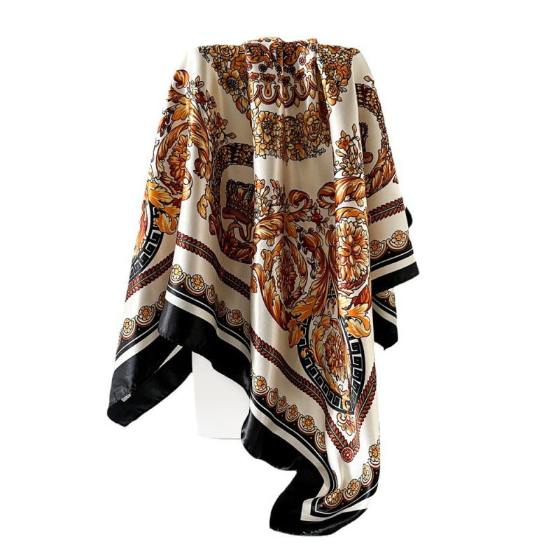 Wholesale 90cm Silk Scarf Large Square Scarf