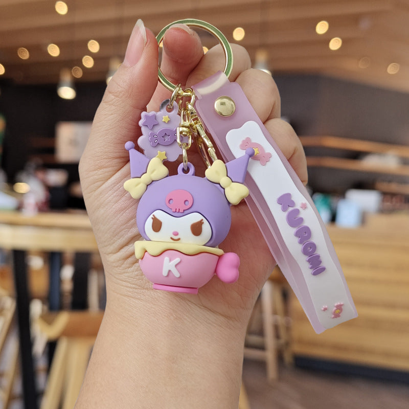 Wholesale Cartoon Cute Silicone Keychains ACCVIP-KC-MingTian002