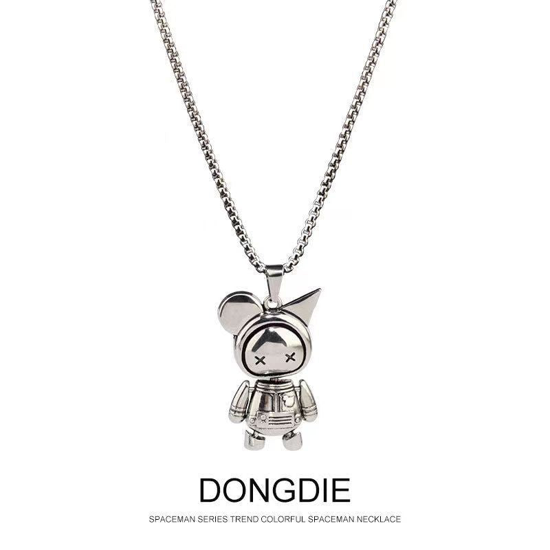Wholesale Vintage Dot Diamond Circle Long Necklace