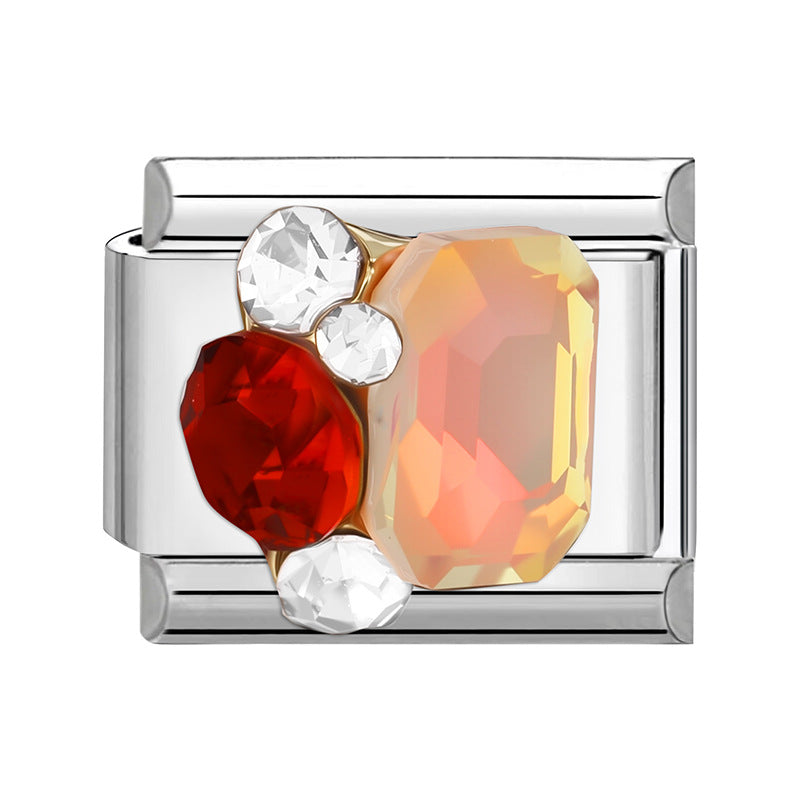 Wholesale Italian Charm Bracelet 9mm DIY Splicing Cute Creative Stainless Steel Composable Bracelet