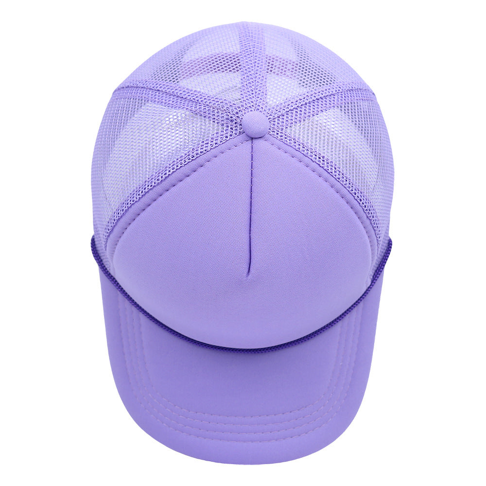 Wholesale DIY Blank Solid Color Trucker Cap  Baseball Cap