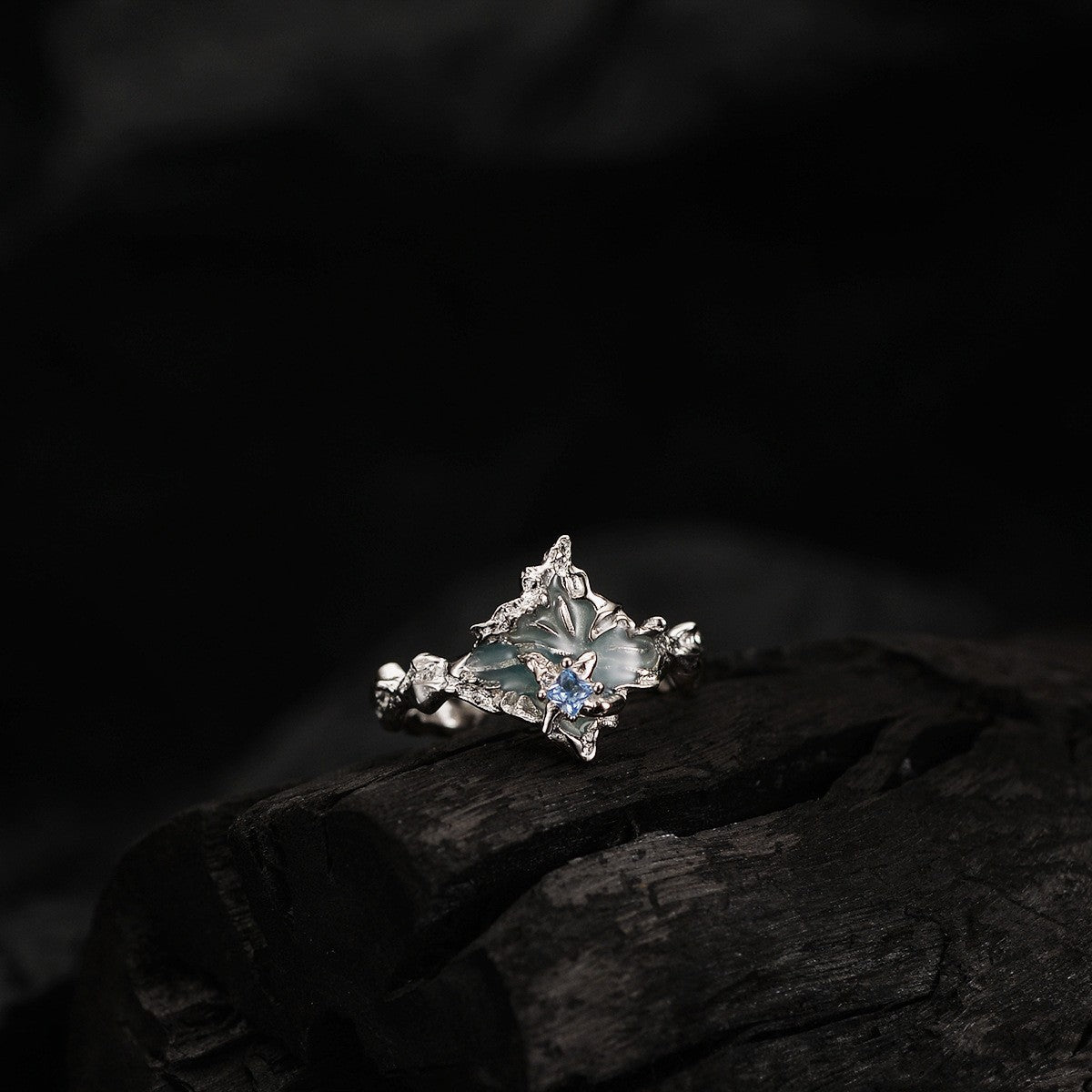 Wholesale Texture Color Diamond Ring