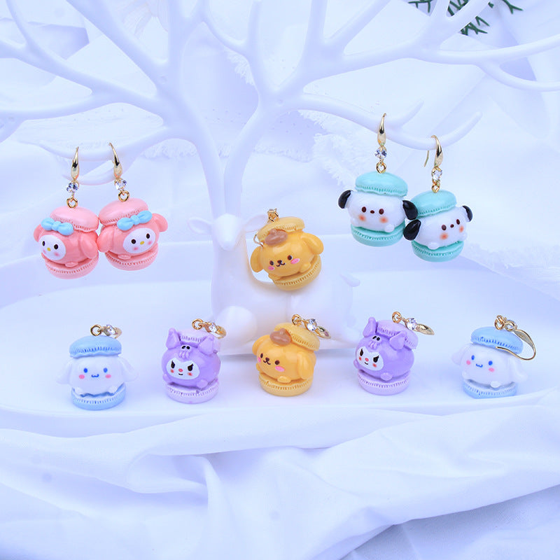 Wholesale Cartoon Cute Three-dimensional Resin Earrings ACC-ES-Fany008