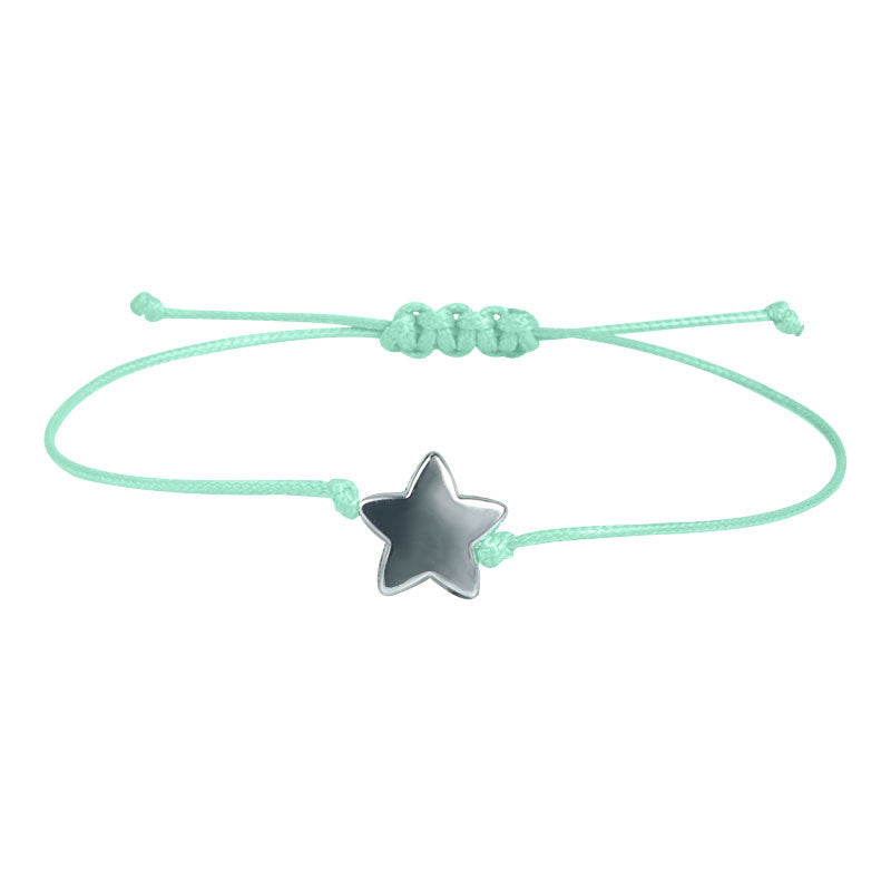 Wholesale Five-pointed Star Woven Hand Rope Color Adjustable Bracelet