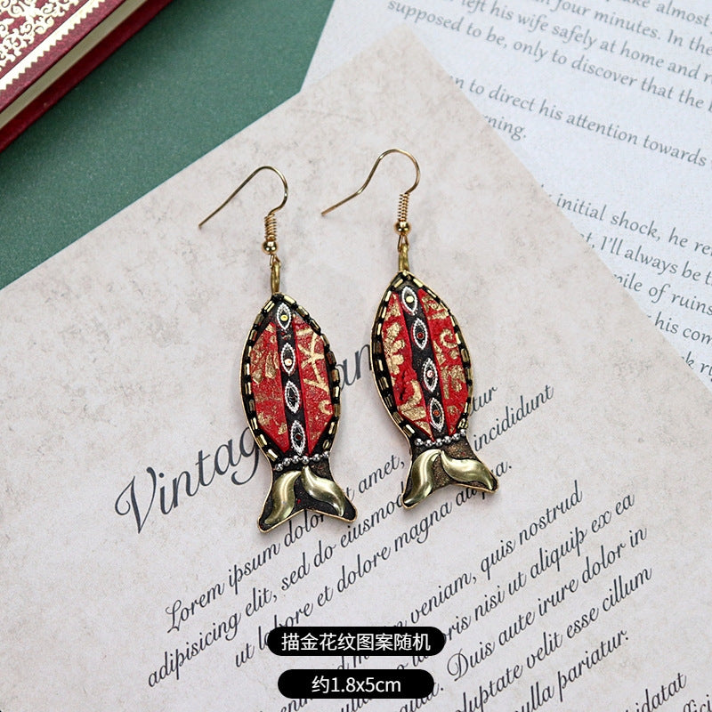 Wholesale Retro Nepal Style Handmade Dangle Earrings,  Trendy Fashion Accessory for Party or Everyday Wear