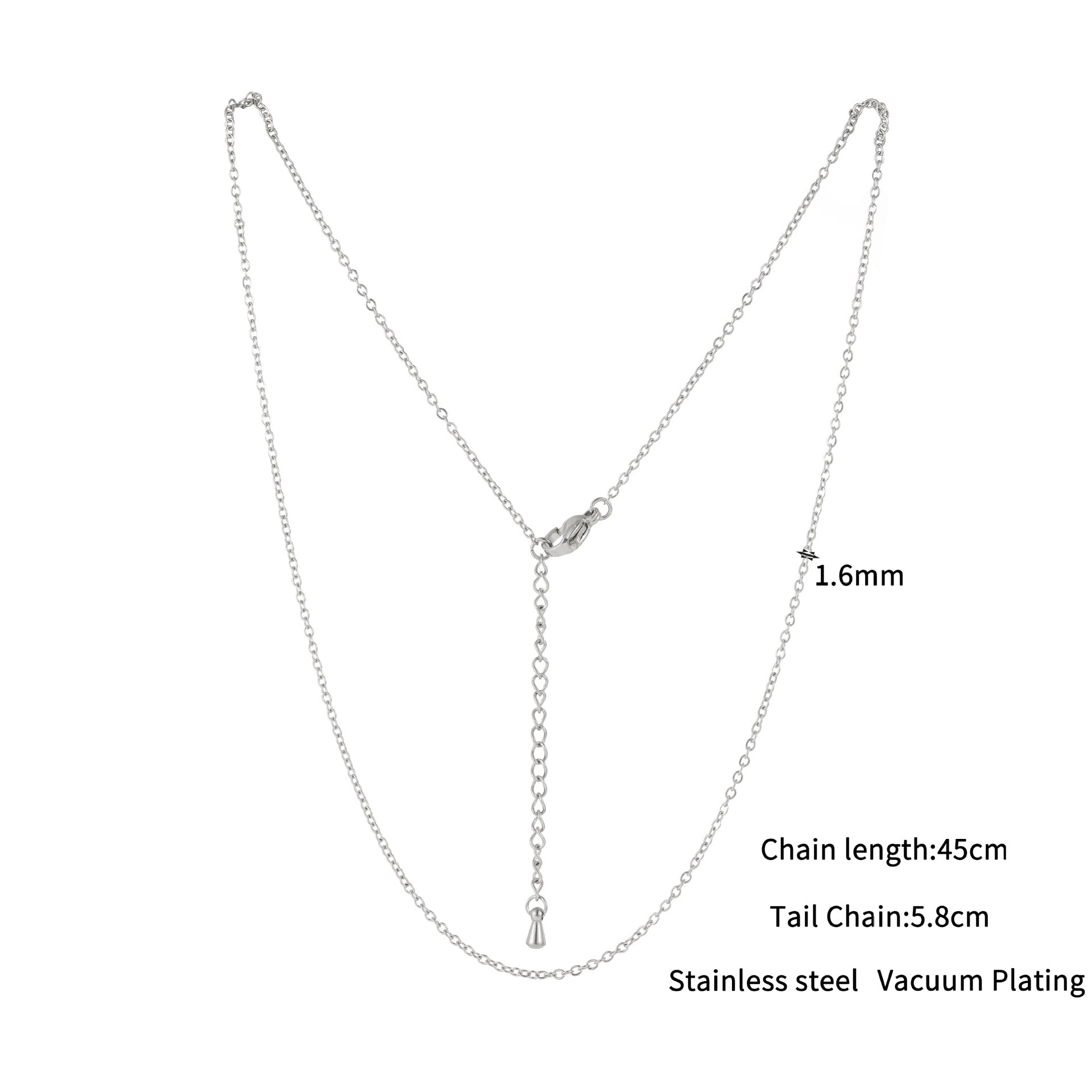 Wholesale Stainless Steel Electroplated Clavicle Chain,  Stylish Light Luxury Necklace for Everyday Wear