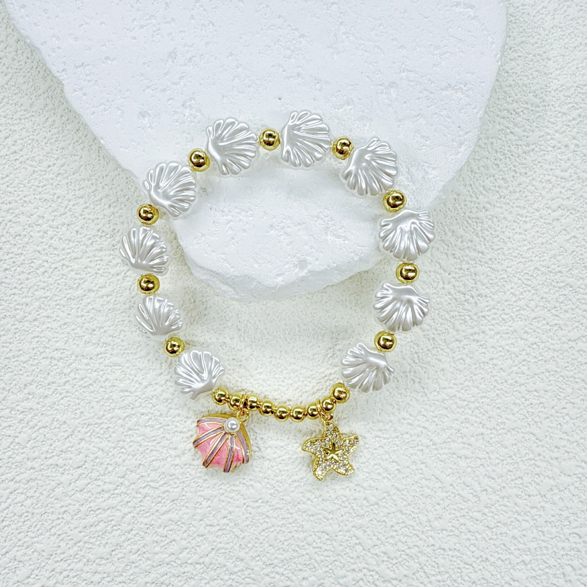 Wholesale Ocean Series Shell  Bracelet Micro-Paved Zircon Accessories