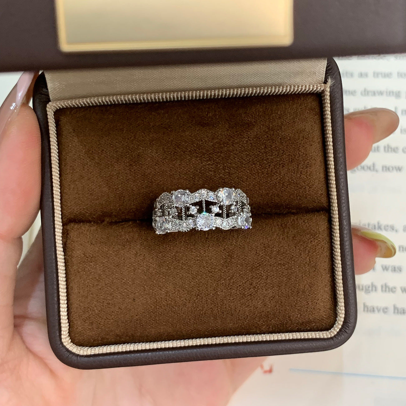 Wholesale Harp Lace Diamond Ring