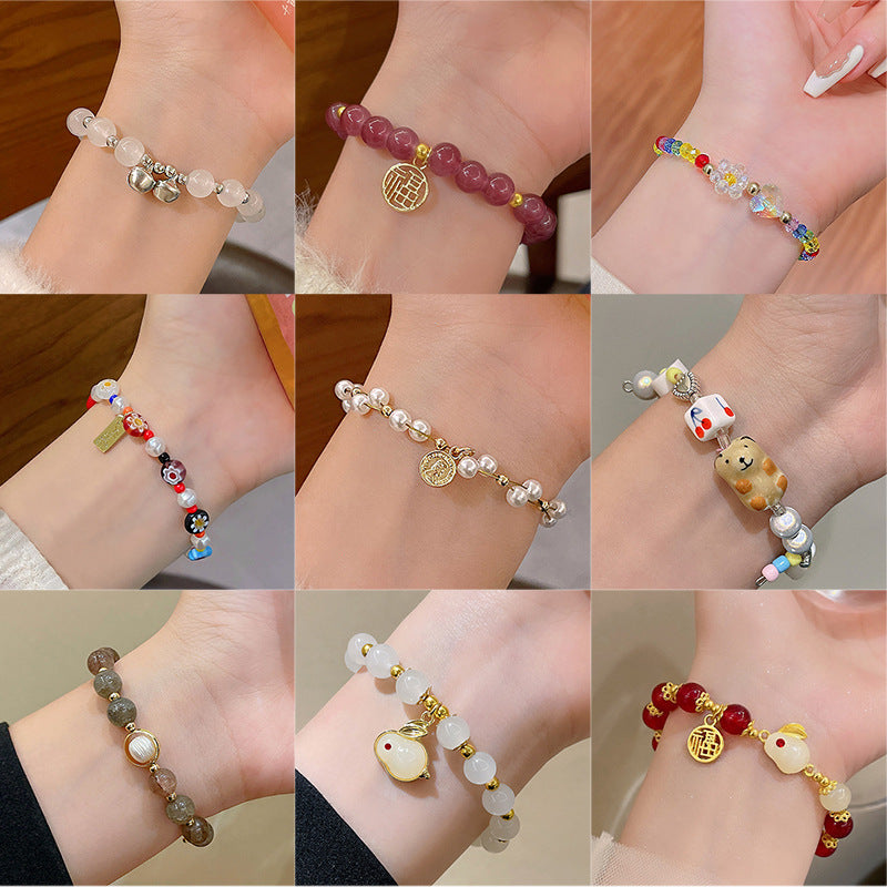 Wholesale Pearl Bracelet Vintage Beaded Copper Bracelet ACC-BT-Sengw002