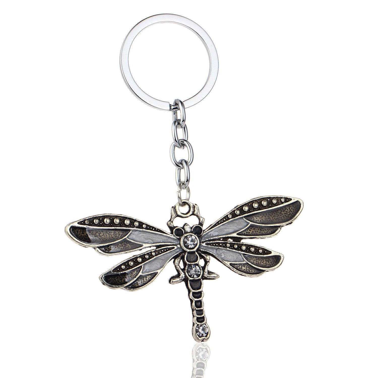 Wholesale Micro Inlay Dragonfly Keychains ACC-KC-Aya002