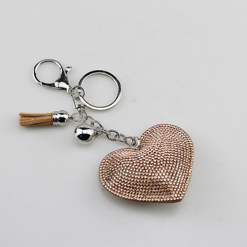 Wholesale Rhinestone Colorful Heart Keychain ACC-KC-TMS005