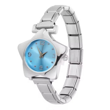 Wholesale Colorful five-pointed star stainless steel watch band