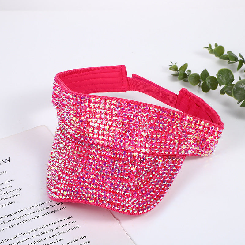 Wholesale Fashion Empty Top Hat Rhinestone Hat Summer Hat ACC-HT-MeiJiao001