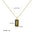 Wholesale  oil dripping necklace moon pattern titanium steel gold-plated necklace